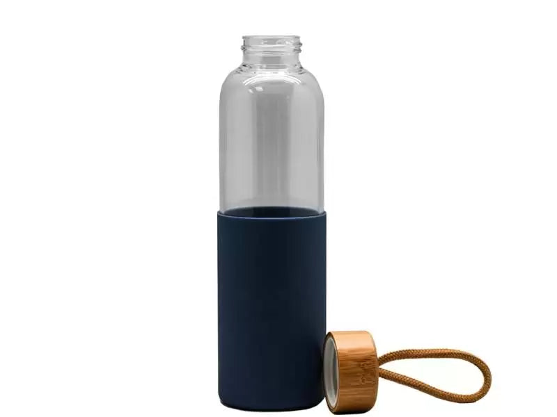 Glass Water Bottle with Sleeve