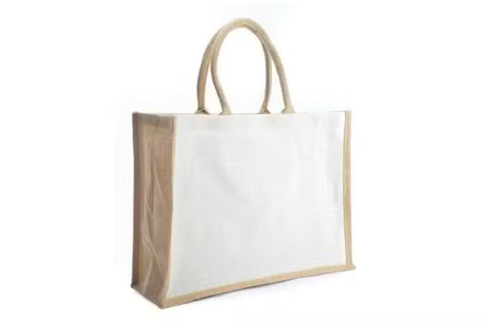 Canvas Jute Bag with Button