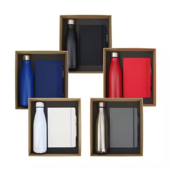 Promotional Notebook & Bottle Gift Set