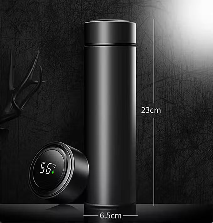 Smart Insulated Bottle with Temperature LED