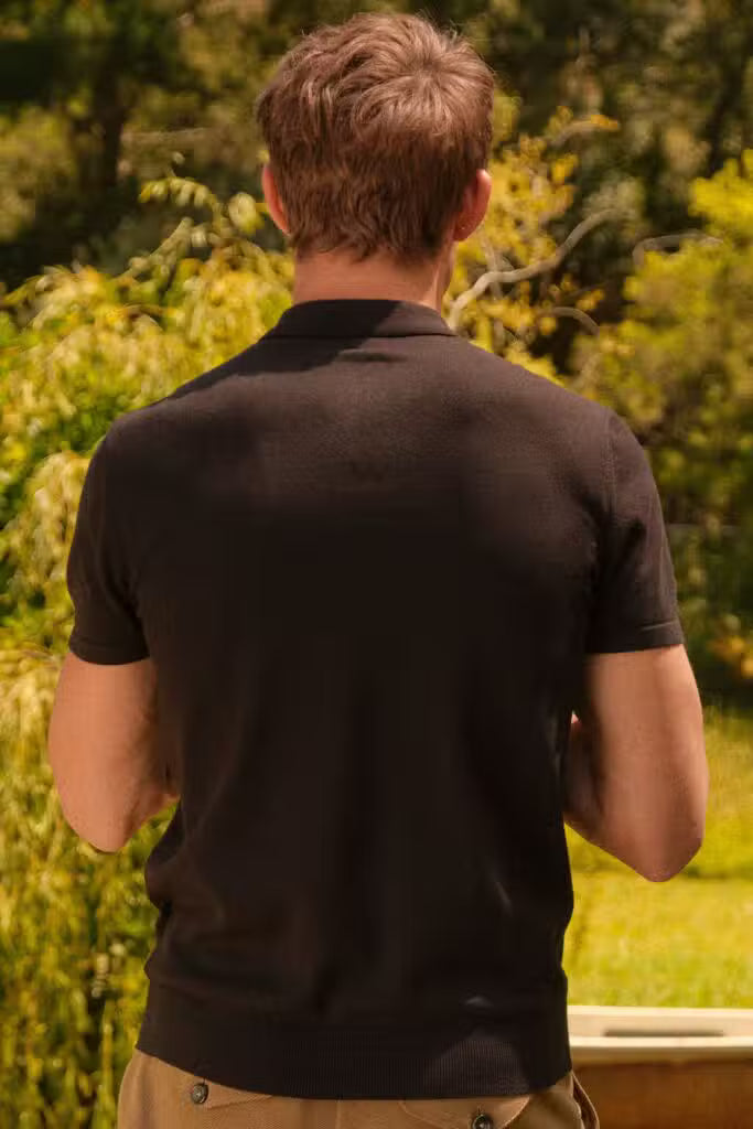 Zipper Polo Shirt