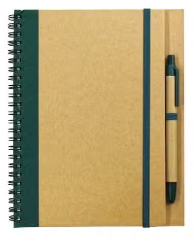 Recycled A5 Notebook with Pen