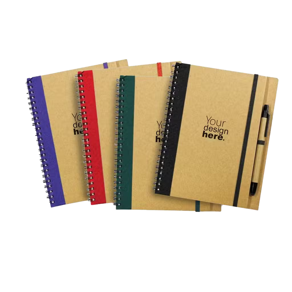 Recycled A5 Notebook with Pen