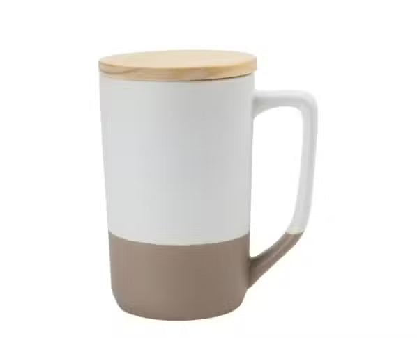 Ceramic Mug with Clay Bottom