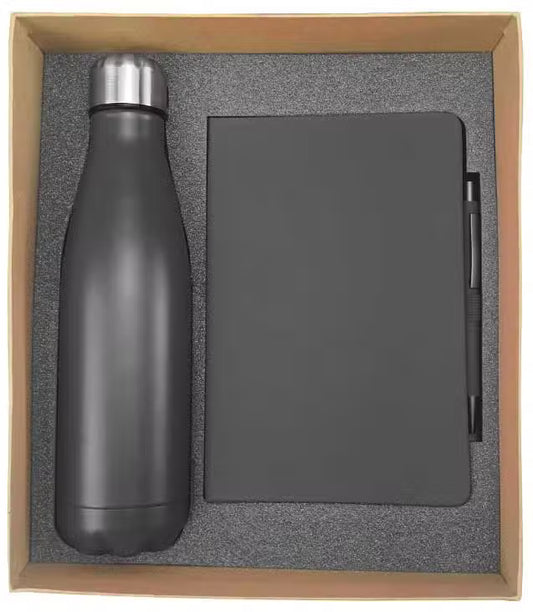 Promotional Notebook & Bottle Gift Set