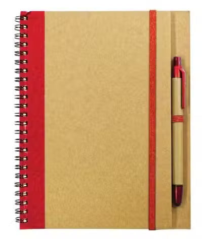Recycled A5 Notebook with Pen