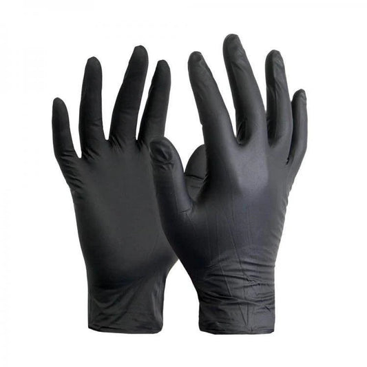 700 Pieces Black Powder Free Vinyl Gloves