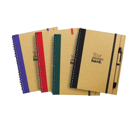 Recycled A5 Notebook with Pen